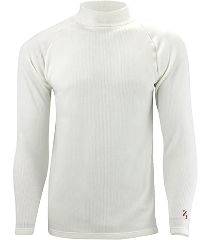 Amazon.co.jp: ヒートラブ 速暖 ウールシルク モックネック ホワイト L